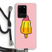 Raketijsje: Samsung Galaxy S20 Ultra Transparant Hoesje met koord Raketijsje: Samsung Galaxy S20 Ultra Transparant Hoesje met koord