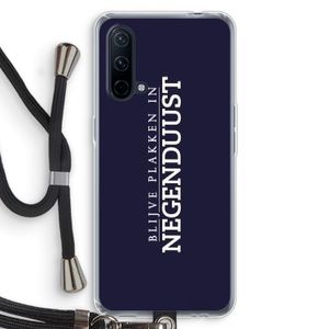 Blijve plakken in Negenduust: OnePlus Nord CE 5G Transparant Hoesje met koord