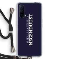 Blijve plakken in Negenduust: OnePlus Nord CE 5G Transparant Hoesje met koord