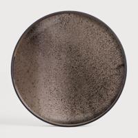 Ethnicraft Rond Dienblad 'Aged' 48cm, kleur Brons