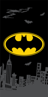 Batman strandlaken Emblem 70 x 140 cm