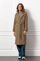 Laurine bonded trenchcoat - earth - 12478