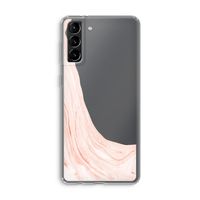 Peach bath: Samsung Galaxy S21 Plus Transparant Hoesje