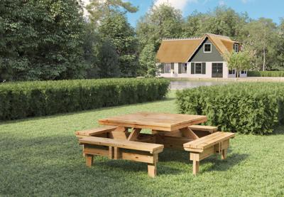 Picknicktafel vierkant