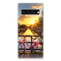 Google Pixel 6 Pro | Silliconen Back Cover | Amsterdamse Grachten