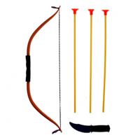 Kruger Fantasy indianen boog met 3 pijlen - speelgoed wapens - 40 cm   -