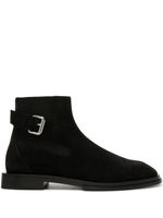 Alexander McQueen bottines en daim - Noir