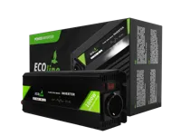 EcoLine 24V naar 230V Omvormer - 1000W Continu / 2000W Piek - Zuivere Sinusgolf - Spanningsomvormer voor Auto, Camper en Caravan