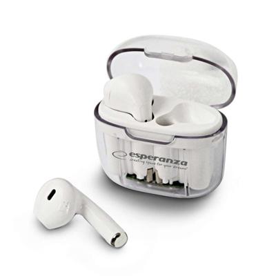 Esperanza EH237W Bluetooth In-Ear Koptelefoon TWS Wit