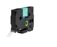 Huismerk Label Tape voor Brother TZe-735 | 12 mm x 8 m | Wit op Groen - 1 stuks