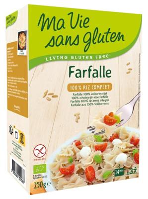 Farfalle volkoren rijst bio