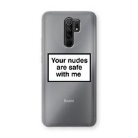 Safe with me: Xiaomi Redmi 9 Transparant Hoesje