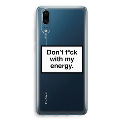 My energy: Huawei P20 Transparant Hoesje