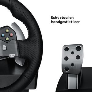 Logitech G G920 Driving Force Zwart USB 2.0 Stuurwiel + pedalen Analoog/digitaal PC, Xbox One, Xbox Series S, Xbox Series X