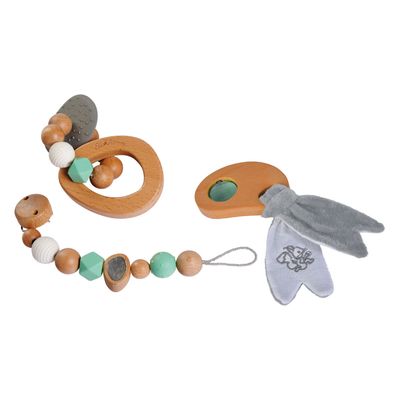 Eichhorn baby pure houten cadeauset 3dlg.