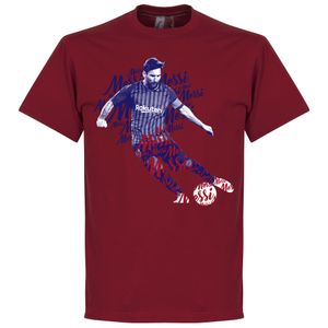 Lionel Messi Barcelona Script T-Shirt