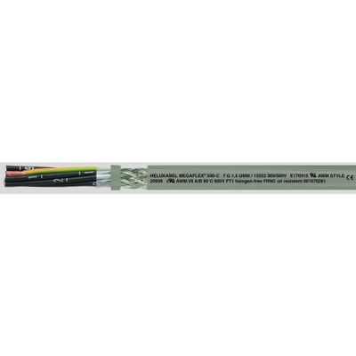 HELU MEGAFLEX® 500 Stuurstroomkabel 2 x 1.5 mm² Grijs 13546-500 500 m