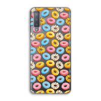 Pink donuts: Samsung Galaxy A7 (2018) Transparant Hoesje Pink donuts: Samsung Galaxy A7 (2018) Transparant Hoesje