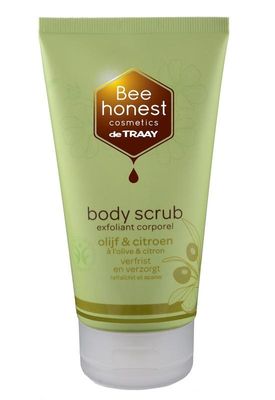 Traay Bee Honest Body scrub olijf & citroen (150 ml)