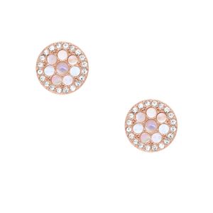 Fossil JF02906791 Oorbellen Vintage Glitz staal rosekleurig