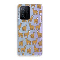 Alpacas: Xiaomi 11T Transparant Hoesje