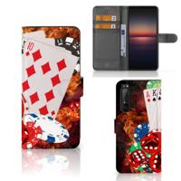 Sony Xperia 1 II | Wallet Case | met Pasjes | Casino