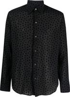 FURSAC polka-dot crepe shirt - Noir