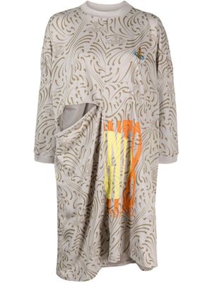 Vivienne Westwood robe t-shirt Dolly - Tons neutres