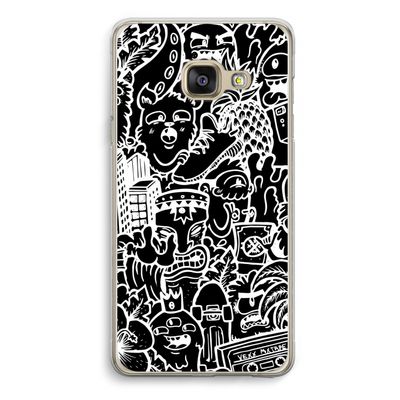 Vexx Black Mixtape: Samsung A3 (2017) Transparant Hoesje