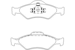 Remblokken set 2320001