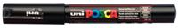 Uni POSCA paintmarker PC-1MC, 0,7 - 1 mm, zwart