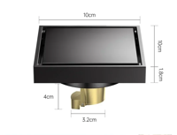 AquaShield Vierkante RVS Vloerdrain AquaShield Vierkante RVS Vloerdrain