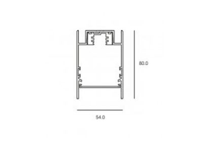 Kreon - Cana 40 profile Zwart