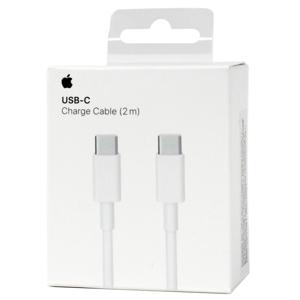 Apple laad+datakabel USB-C(M)-USB-C(M) 2,0m Oplader Wit
