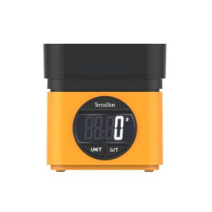 Terraillon BA22 Zwart, Geel Aanrecht Elektronische keukenweegschaal