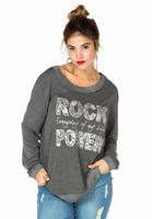 Yoek Sweater Rock Power | Grijs | Maat 50/52 Yoek Sweater Rock Power | Grijs | Maat 50/52