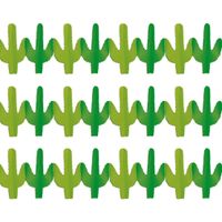 3x stuks mexicaanse Western Cactus thema feest slingers 300 cm