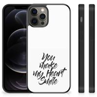 iPhone 12 Pro Max Hoesje met Quotes Heart Smile iPhone 12 Pro Max Hoesje met Quotes Heart Smile