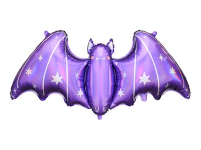 Folieballon Vleermuis Paars (96 x 44 cm)