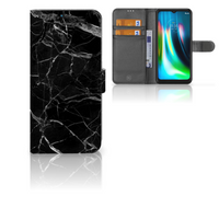 Motorola Moto G9 Play | E7 Plus Bookcase Marmer Zwart - Origineel Cadeau Vader - thumbnail