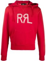 Ralph Lauren RRL hoodie à logo imprimé - Rouge - thumbnail