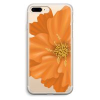 Orange Ellila flower: iPhone 7 Plus Transparant Hoesje