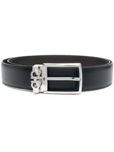 Ferragamo ceinture à boucle logo - Noir