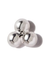 MARIA TASH puce d'oreille Three Ball Trinity en or blanc 18ct - thumbnail