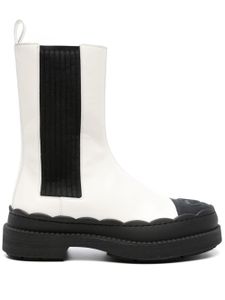 Gucci bottines à paillettes - Blanc