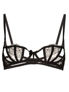 Agent Provocateur soutien-gorge Rozlyn à dentelle brodée - Noir