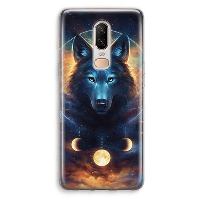 Wolf Dreamcatcher: OnePlus 6 Transparant Hoesje