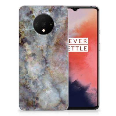 OnePlus 7T | TPU | Siliconen hoesje | Marmer Grijs