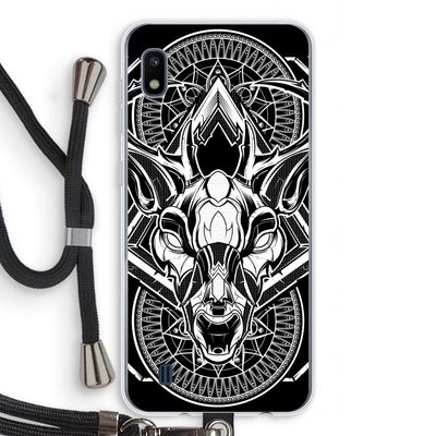 Oh Deer: Samsung Galaxy A10 Transparant Hoesje met koord