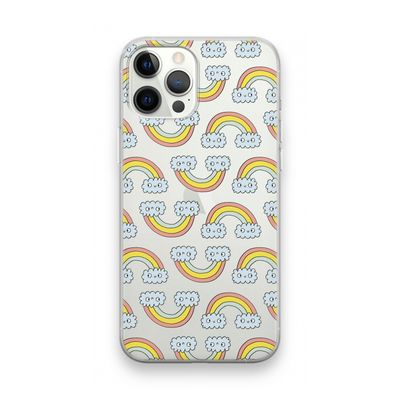 Regenboog: iPhone 12 Pro Max Transparant Hoesje